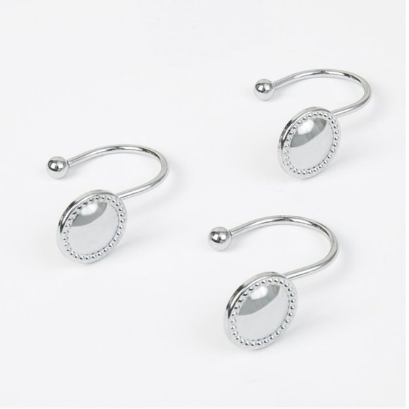 Better Homes & Gardens Chrome Beaded Shower Hooks - Picture 2 of 2
